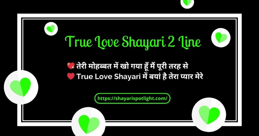 True Love Shayari 2 Line